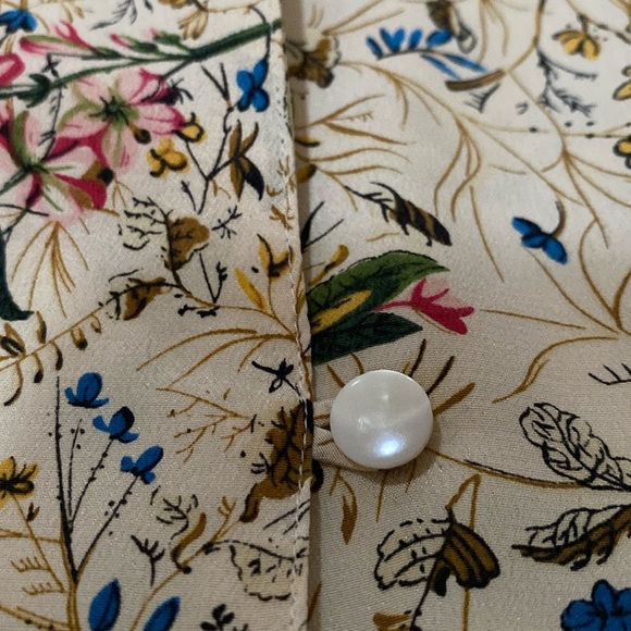 THE SILK Collection floral button down shirt size 18 The White Pine Company - Picture 13 of 16